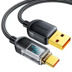 Joyroom S-AC066A16 Nabíjecí kabel Prism USB-A (M) - USB-C (M) 66W 1.2m černá (S-AC066A16)