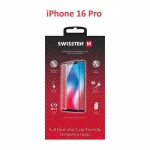 SWISSTEN FULL FLUE COLOR FRAME CASE FRIENDLY ochranné sklo pro Apple iPhone 16 Pro černá (54501867)