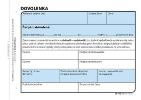 Dovolenka, A6, 100 listů