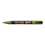 Popisovač Posca PC-3M, khaki zelená mm