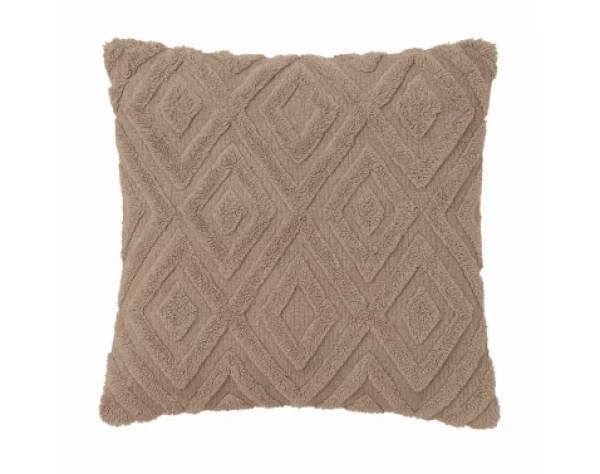 Dekorační polštář Boho rabbit 45x45 cm, taupe