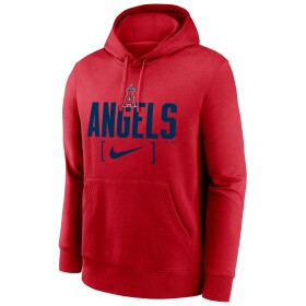Nike Pánská mikina Los Angeles Angels MLB Club Slack Hoodie Velikost: S