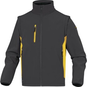Pracovní softshell bunda Delta Plus MYSEN2 Barva: Šedá/ Žlutá, Velikost: 3XL (MYSE2GJ3X)