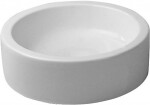 DURAVIT - Starck 1 Umyvadlová mísa bez přepadu, broušená, průměr 46 cm, WonderGliss, bílá 04454600001