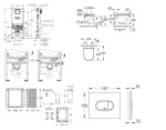GROHE - Rapid SLX Set předstěnové instalace, klozetu, sedátka SoftClose, tlačítka Arena Cosmopolitan a sady pro vhazování tablet, alpská bílá SANI11BB3141