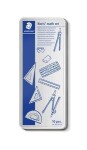 Staedtler 557 10 rýsovací sada kružítko, pravítka, pryž, ořezávátko