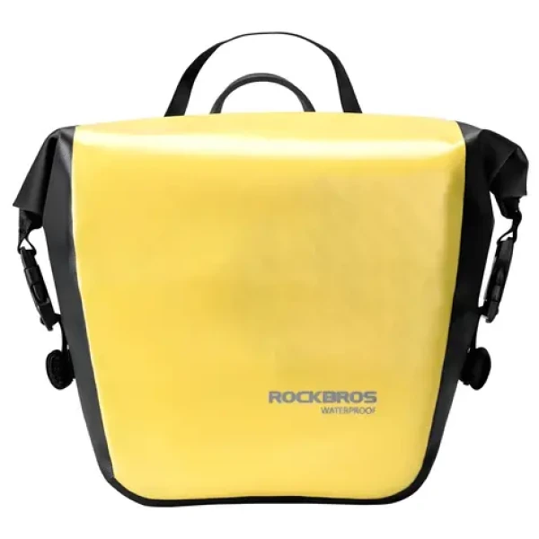 Rockbros AS-003-1Y žlutá / Brašna na kolo / Přední i zadní uchycení / 10-14 l / Voděodolná