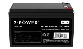2-Power 2P9-12 / Baterie pro UPS / 12V / 9Ah / VRLA / Faston 250 (2P9-12)