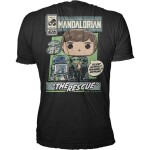 Funko POP &amp; Tee: Star Wars Mandalorian - Luke with Child (velikost L)