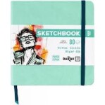 Skicovací blok Mintgreen 14x14 140g 80 listů