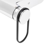 Sprchová baterie SAT Fusion bez sprchového setu 150 mm páka kulatá černá SATBSFU268KPC SATBSFU268KPC