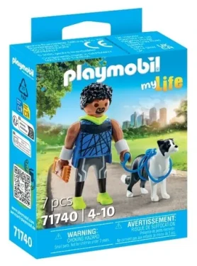 Playmobil® My Life 71740 Běžec s border kolií