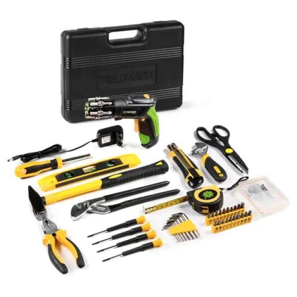 FIELDMANN FDG 5018-108AR+FDS10102 / Sada nářadí s aku šroubovákem (50005325)
