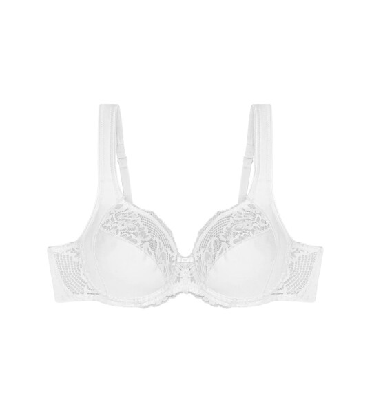 Dámská podprsenka Modern Lace+Cotton W02 - WHITE - bílá 0003 - TRIUMPH WHITE 90D