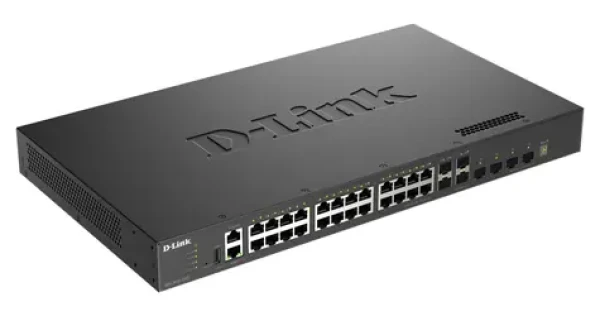 D-Link DXS-3410-32XY / Switch / L3 Řízený / 24x 10GbE RJ-45 / 4x 10G SFP+ / 4x 25G SFP28 / Rack (DXS-3410-32XY/E)