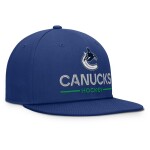 Fanatics Pánská kšiltovka Vancouver Canucks NHL Authentic Pro A/Cap Flat Brim Square Visor Structured Adjustable