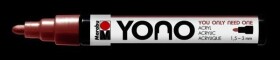 Marabu YONO akrylový popisovač 1,5-3 mm - růžovozlatý