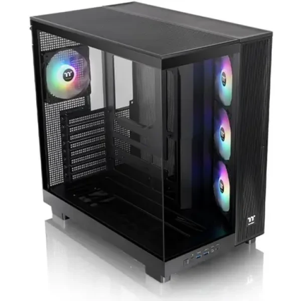 Thermaltake View 380 XL TG ARGB černá / ATX / 2x USB-A 3.2 / 1x USB-C / 4x120mm / bez zdroje / průhledná bočnice (CA-11E-00M1WN-00)