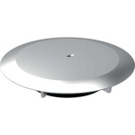 GEBERIT - Příslušenství Kryt odpadního ventilu d 90 mm, ke sprchové odpadní soupravě, matný chrom 150.265.46.1