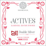 Knobloch ACTIVES Double Silver QZ Nylon Medium Tension 33.5