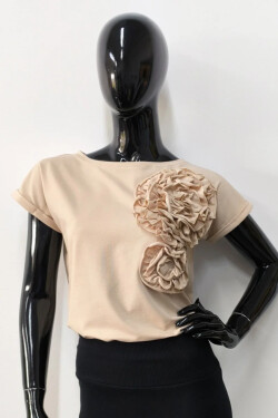 OLGA BLOUSE WARM BEIGE 36