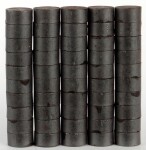 Magnety kulaté 10mm/50ks - šedé