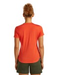 ICEBREAKER Wmns Mer 125 Cool-Lite Sphere III SS Tee, Fervid velikost: L