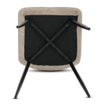 Jídelní židle, béžová, látka vintage, CT-281 CRM3