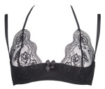 Dámská podprsenka Plus Size V-8691 Černá - Axami černá 95C