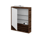 Dřevojas - Jednodveřová galerka FOCUS GAOE 60 - D06 Ořech / Pravé 283209P