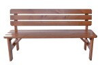 Rojaplast VIKING zahradní lavice dřevěná LAKOVANÁ - 150 cm