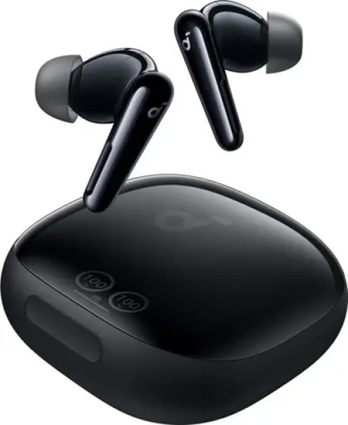Anker Soundcore Liberty 4 Pro leskle černá / Bezdrátová sluchátka / mikrofon / BT 5.3 / IPX5 (A3954GF1)