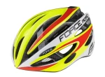 Force Road MTB přilba fluo/bílá/červená vel. L - XL (58 - 61 cm)