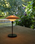 Louis Poulsen Přenosná lampa PH 80 Portable Chrome, bílá barva, plast