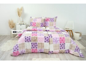 Stanex Ložní povlečení bavlněné Pečvork růžový (LS237) ROZMĚR: 140x220 cm + polštář (90x70 cm)
