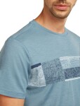 Pánské merino triko s krátkým rukávem ICEBREAKER Mens 150 Tech Lite SS Tee Elevation Line, Flint Blue velikost: S