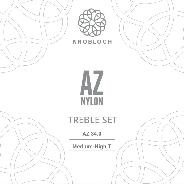 Knobloch AZ Nylon Treble Set Medium-High Tension 34.0