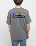 Tričko Patagonia M's P-6 Logo Responsibili-Tee® Gravel Heather