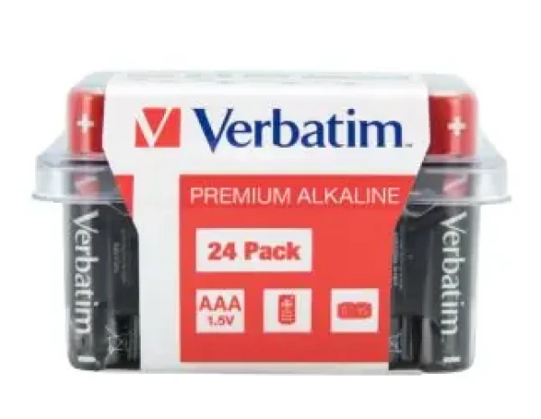 Verbatim 49504 Alkalické baterie AAA (24ks) / 1.5V (49504)