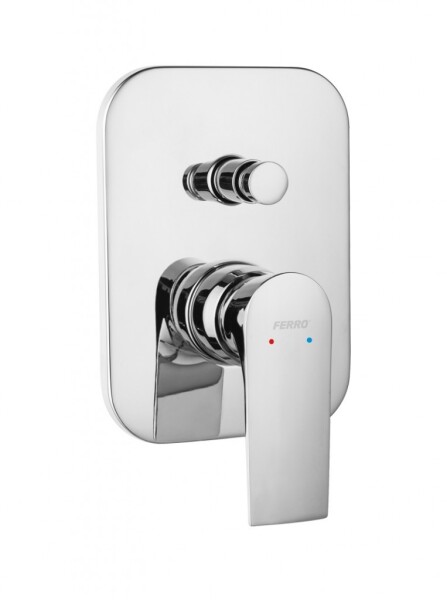 NOVASERVIS - Sprchová podomítková baterie ALGEO SQUARE chrom BAQ7P