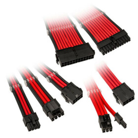 Kolink Prodlužovací sada opletených kabelů Core Adept červená (COREADEPT-EK-RED)