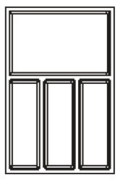 Agoform příborník Sky 450 barva: antracit