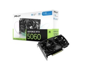 PNY VGA Nvidia GeForce RTX 5060 8GB Dual Fan, RTX 5060, 8GB GDDR7, 3xDP, 1xHDMI EDF_1096057