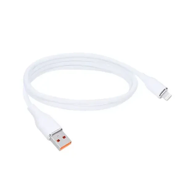 Solight SSC15005-S Kabel Lightning (M) - USB-A (M) 0.5m bílá / silikon (SSC15005-S)