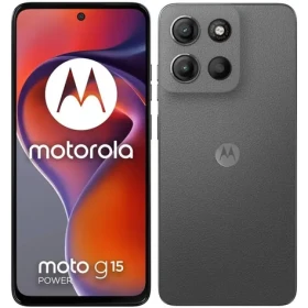 Motorola Moto G15 Power 8+256 GB šedá / 6.7" LCD / 256GB / Android 15 / Veganská Kůže (PB6G0001PL)