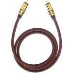 Oehlbach jack audio prodlužovací kabel [1x jack zástrčka 3,5 mm - 1x jack zásuvka 3,5 mm] 5.00 m černá pozlacené kontakty Oehlbac