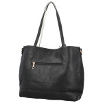 Módní koženkový set kabelek Maricela, černo-bílý