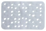 Spirella DROPS protiskluzová podložka do vany šedá / PVC / 53 x 35 cm