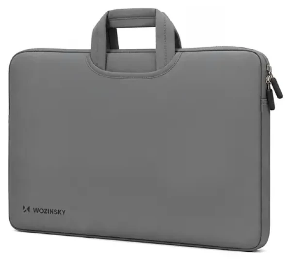 Wozinsky WNT-17G šedá / Taška na notebook / 17.3" / Neoprenové výsuvné držadlo