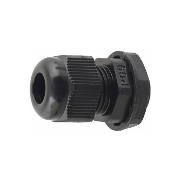 Kabelová průchodka PG-9 pro kabel 4-8mm černá